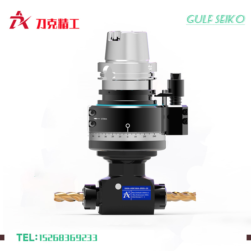 DK90-HSK100A-ER25-2X-66角度頭，側(cè)銑頭，銑頭